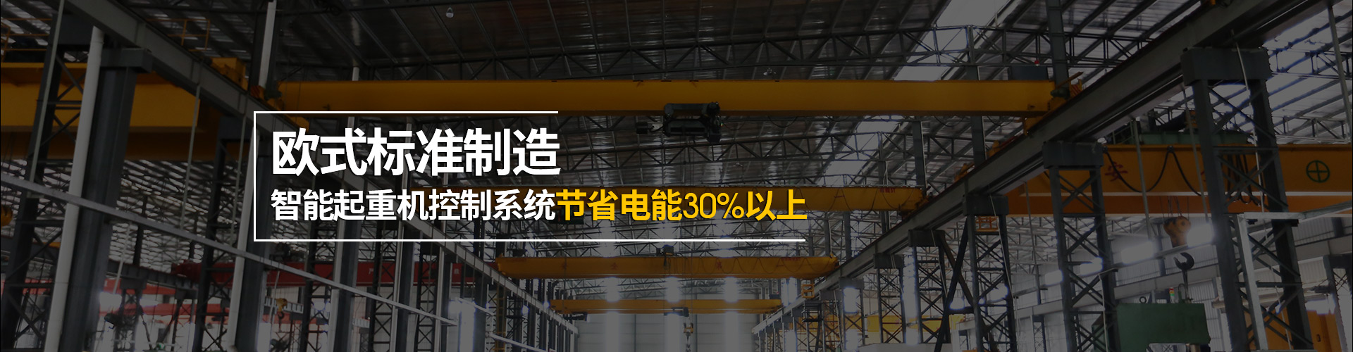 臺冠起重機(jī)歐式標(biāo)準(zhǔn)制造，智能起重機(jī)控制系統(tǒng)節(jié)省電能30%以上